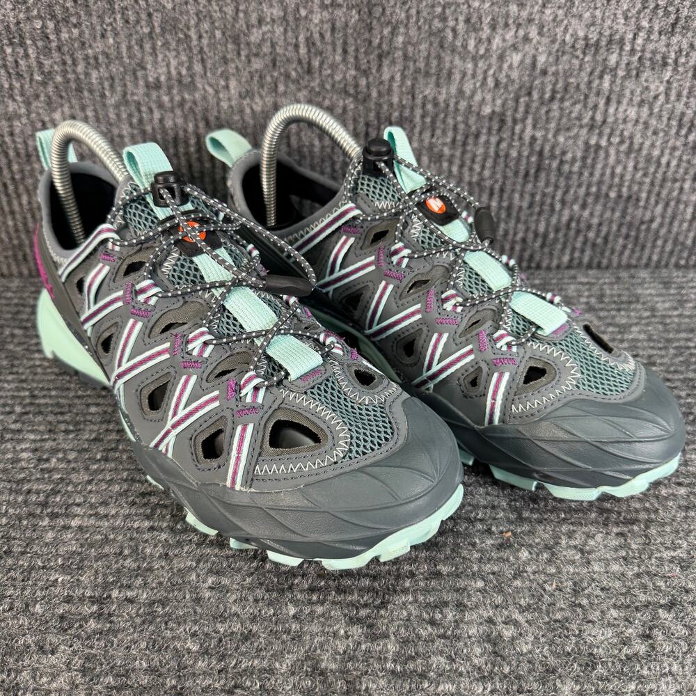 Merrell Choprock Women’s 8 Blue Smoke Water Hiking Shoes Vibram Trail Sandals